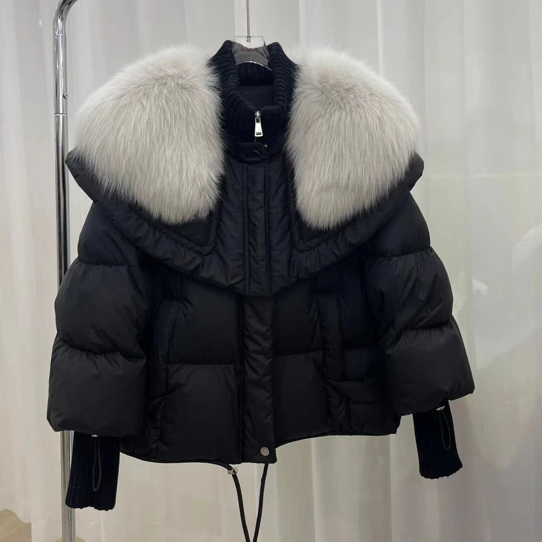 ComfyFur - Pelz-Daunenjacke