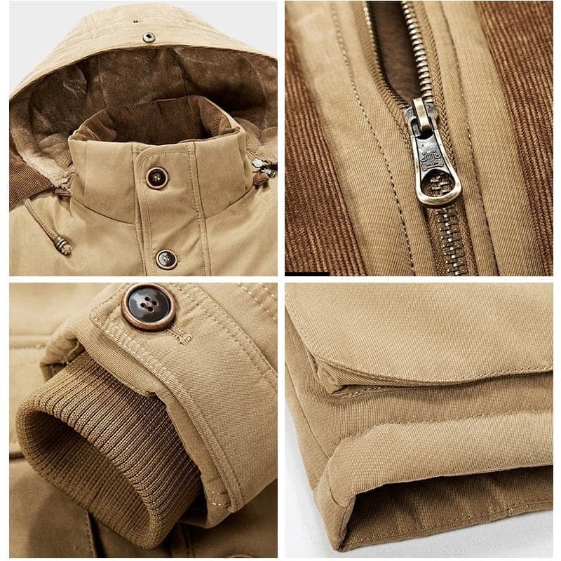 MAX - FLEECE-GEFÜTTERTE WINTERJACKE