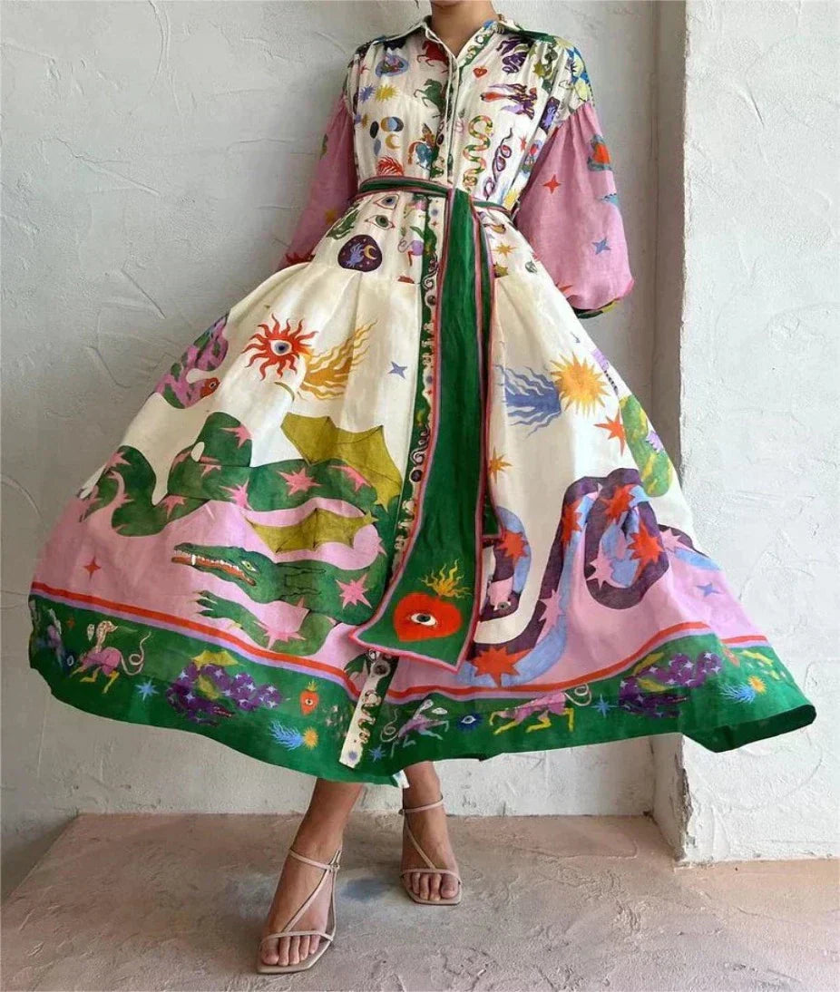 Claudine | Voluminöses Kleid