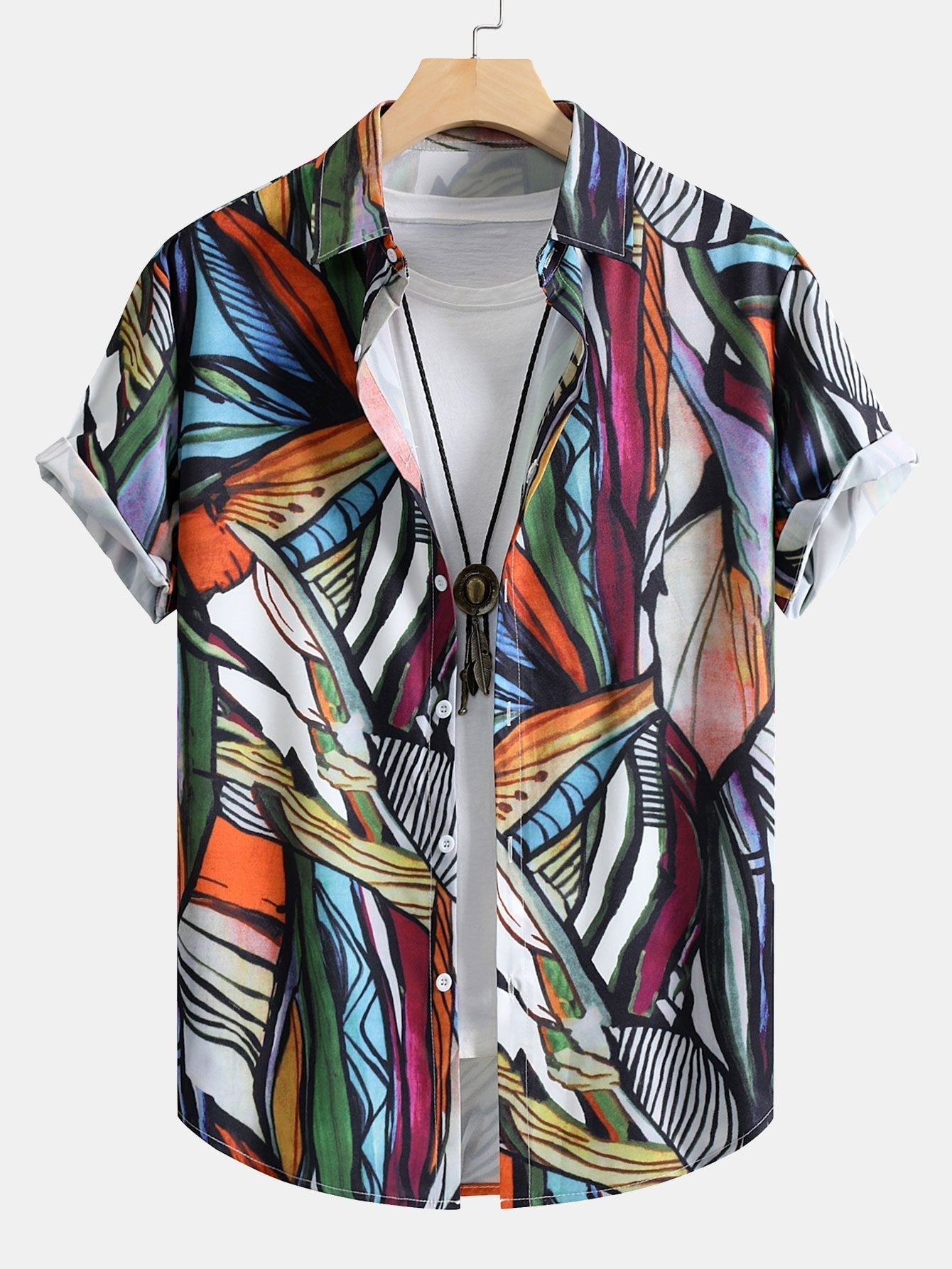 Shirt mit abstraktem Druck