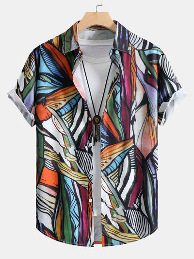 Shirt mit abstraktem Druck