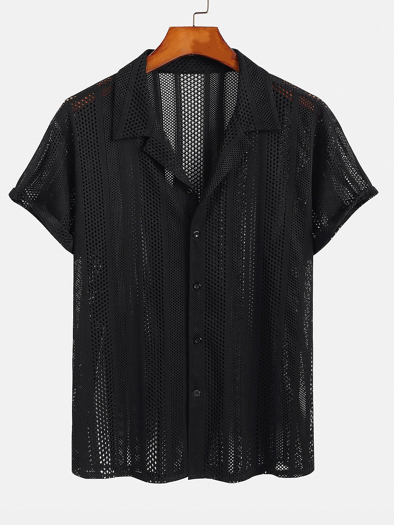 Shirt mit Netzstruktur