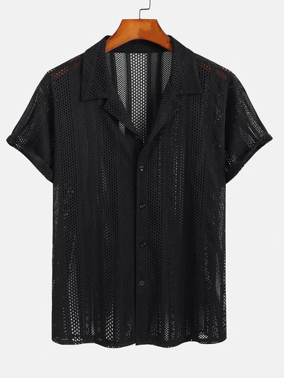 Shirt mit Netzstruktur