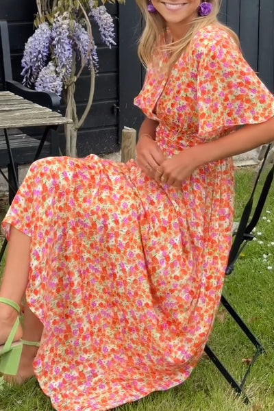 Pauline - Long floral dress
