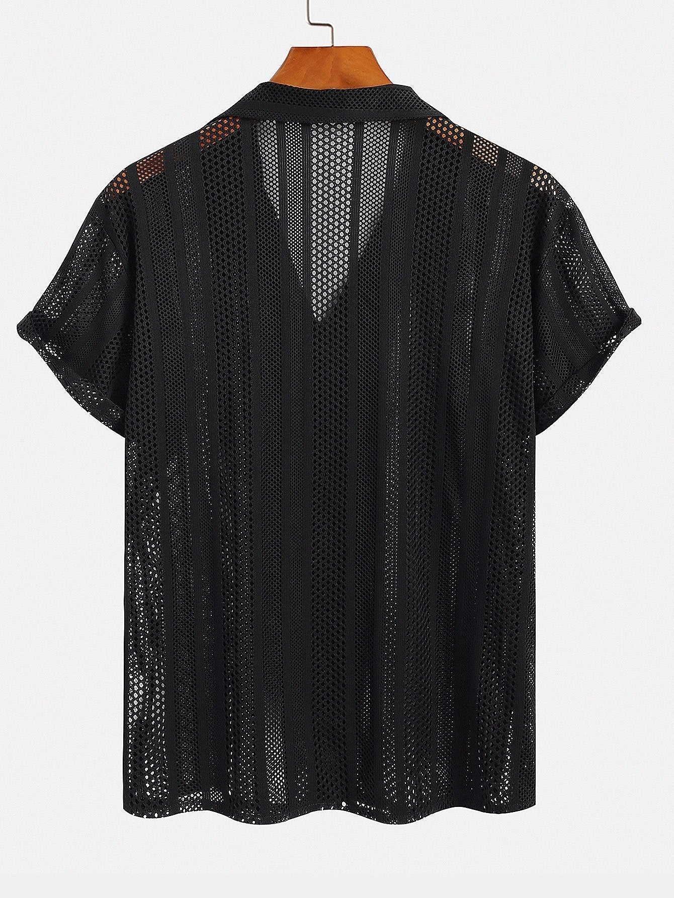 Shirt mit Netzstruktur