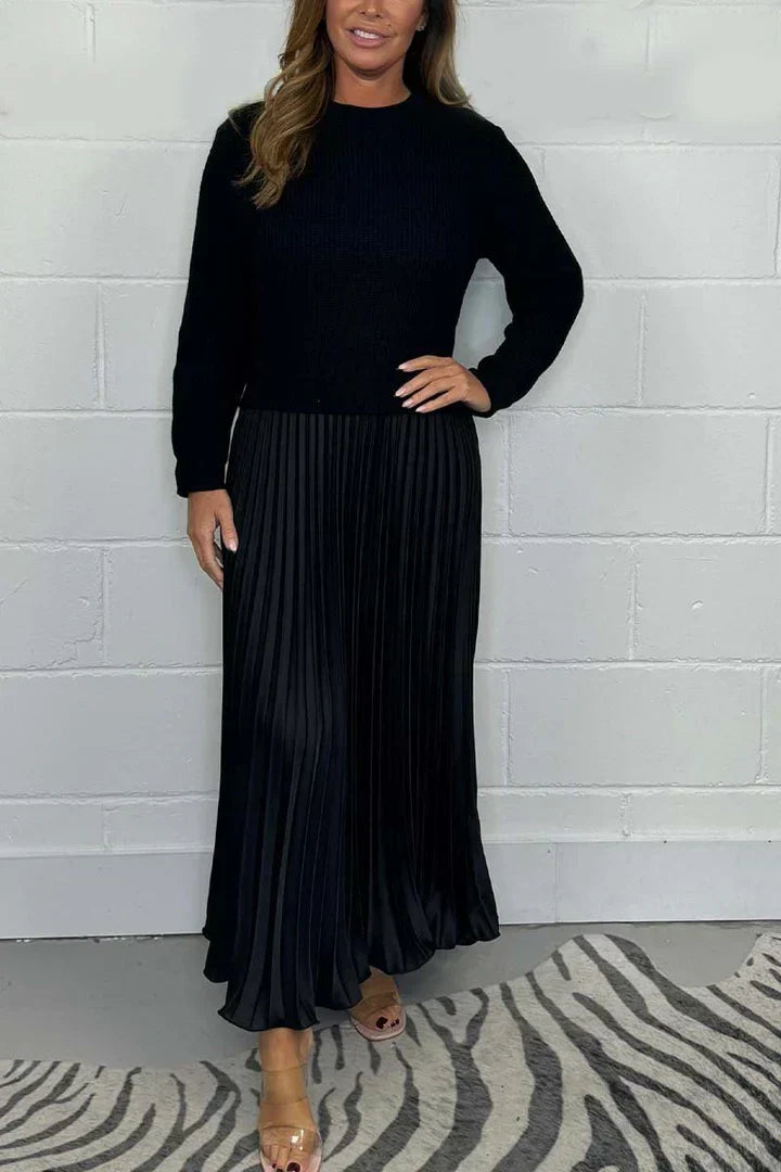 Claire - Elegantes 2-in-1-Strickkleid