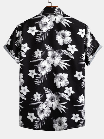 Tropisches Blümchen Shirt und Bademode