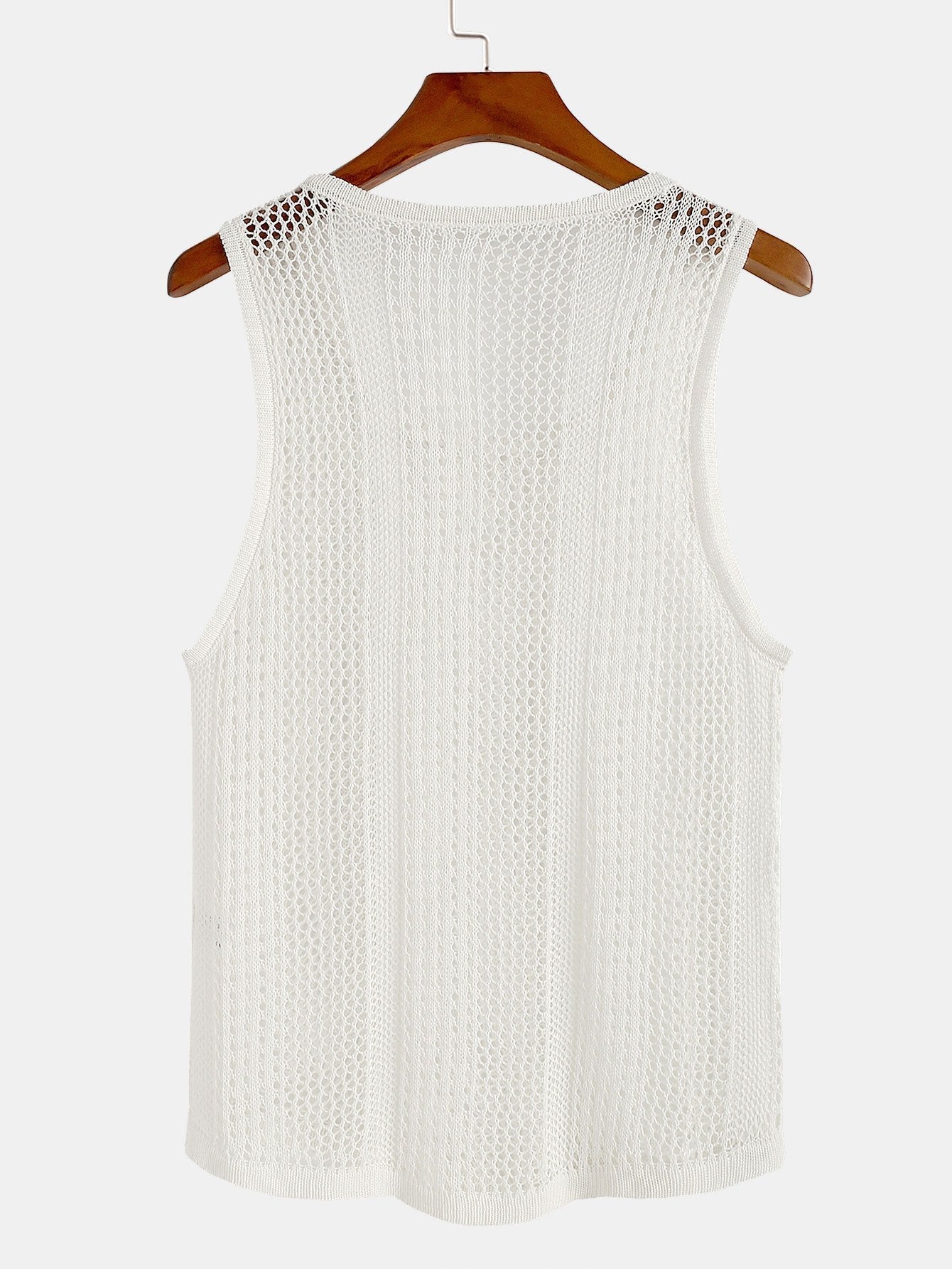 Strukturierter Strickpullover Tank Top