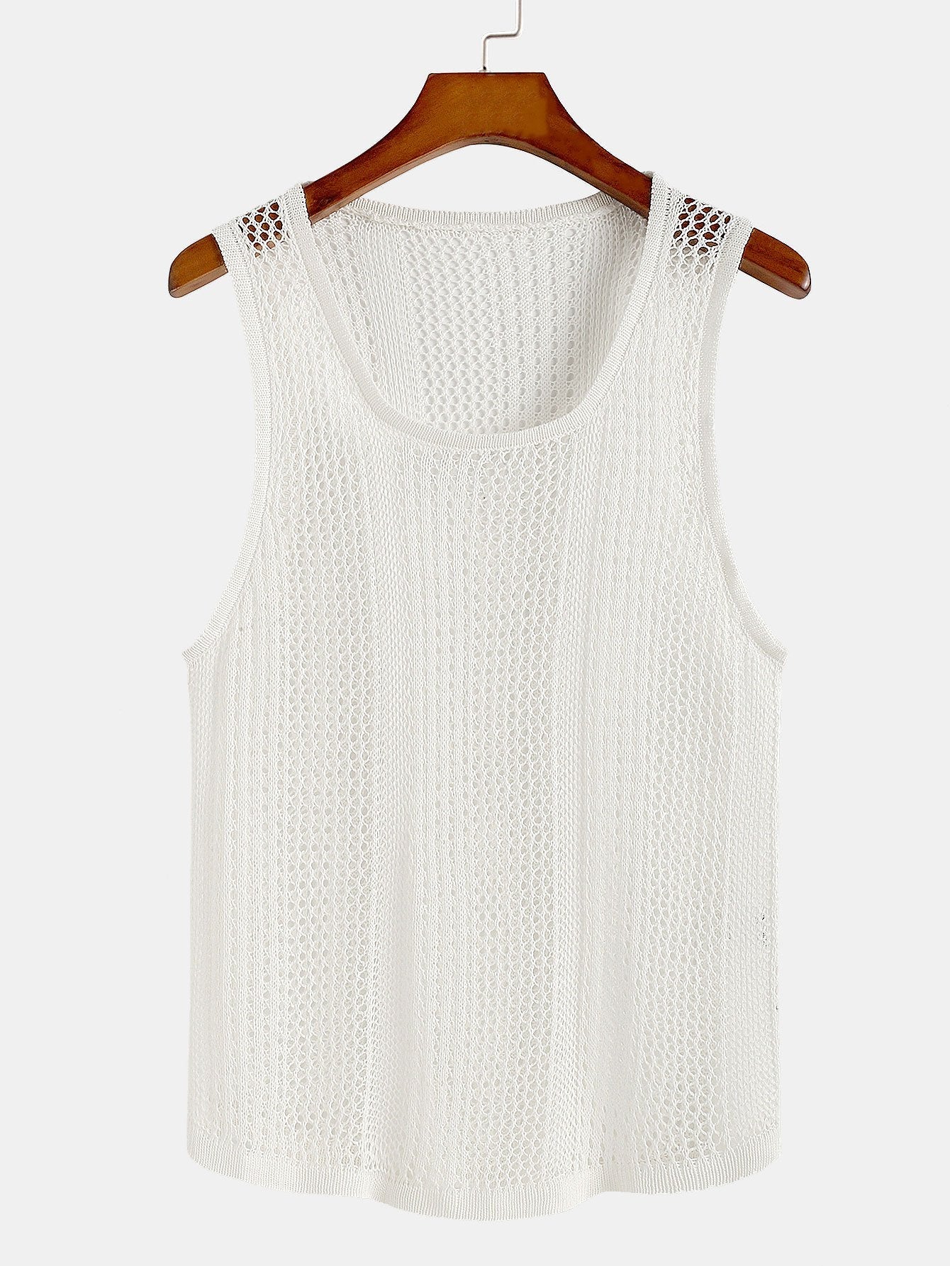 Strukturierter Strickpullover Tank Top