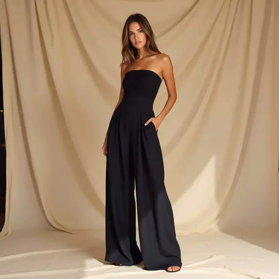 Priya | Trägerloser Jumpsuit