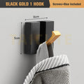 Schwarz Gold 1 Haken