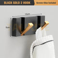 Schwarz Gold 2 Haken