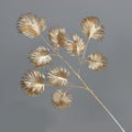 Goldenes Orchideenblatt