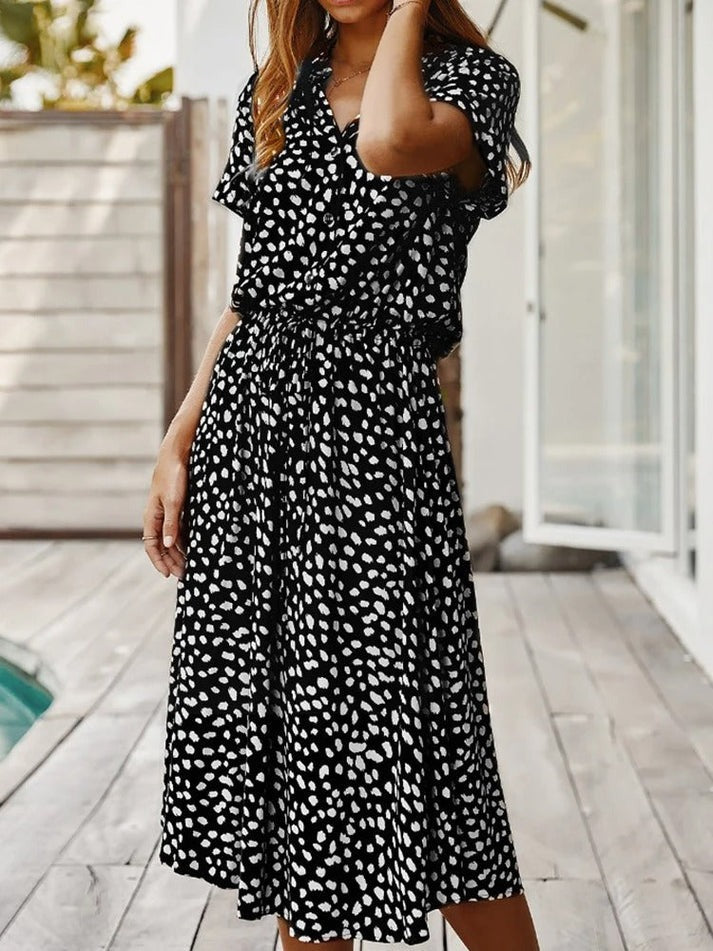 Edith - V-neck Dress