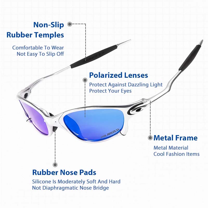 OutdoorPro Polarisierte Sportsonnenbrille - UV400 Schutz
