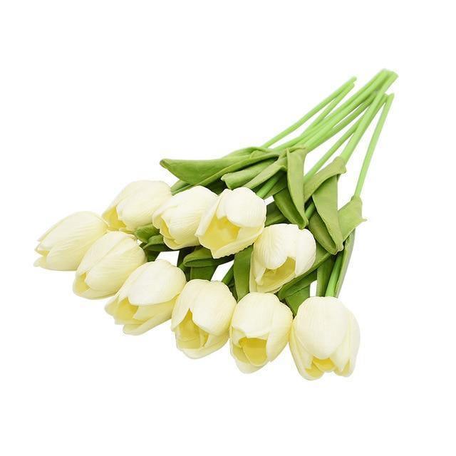 10-teilige Kunsttulpen Künstliche Blumen