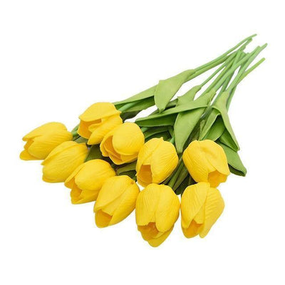 10-teilige Kunsttulpen Künstliche Blumen