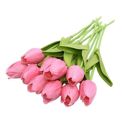 10-teilige Kunsttulpen Künstliche Blumen