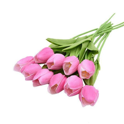 10-teilige Kunsttulpen Künstliche Blumen