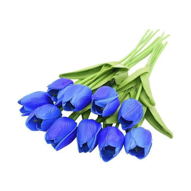 10-teilige Kunsttulpen Künstliche Blumen