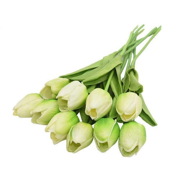 10-teilige Kunsttulpen Künstliche Blumen