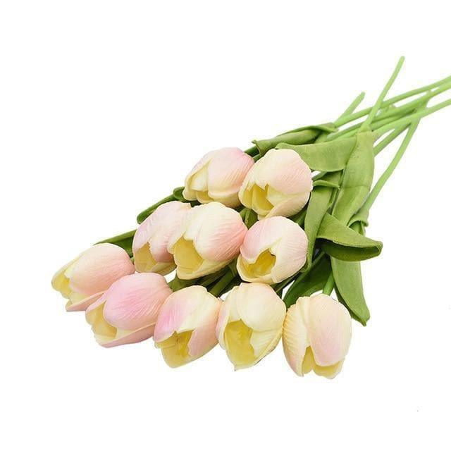 10-teilige Kunsttulpen Künstliche Blumen