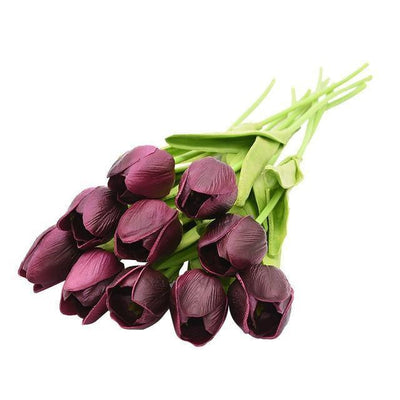 10-teilige Kunsttulpen Künstliche Blumen
