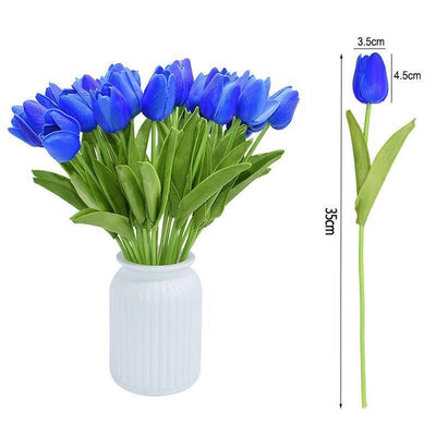 10-teilige Kunsttulpen Künstliche Blumen