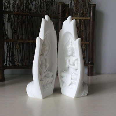 2 Stück Buddha Figur