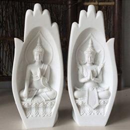 2 Stück Buddha Figur