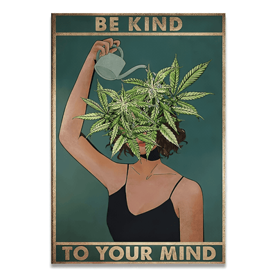 PUFF, PASS & HEAL | POSTER FÜR MENTALE GESUNDHEIT