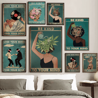 PUFF, PASS & HEAL | POSTER FÜR MENTALE GESUNDHEIT