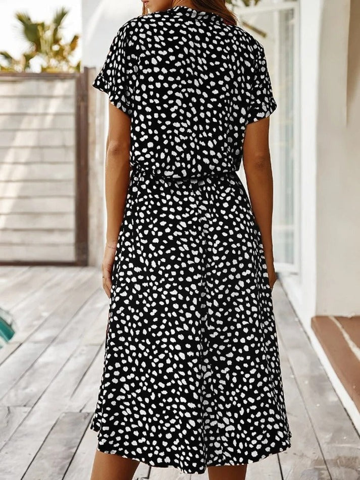 Edith - V-neck Dress