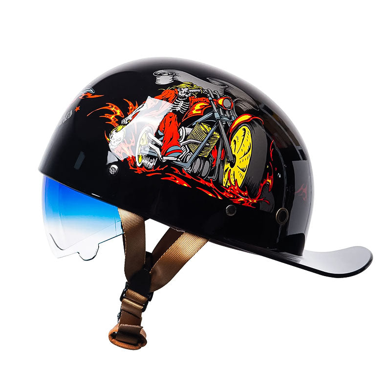 Motorrad Baseballhelm - DOT-zugelassen
