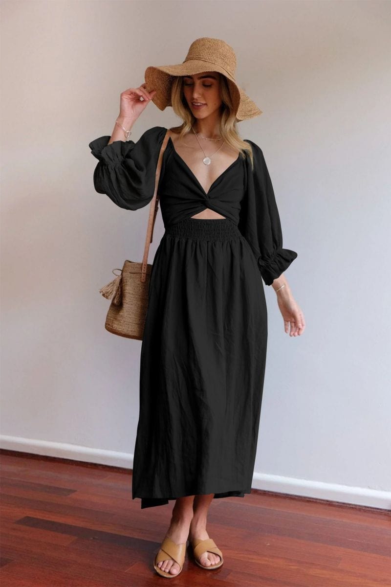 Tana | Französisches Kleid mit Rüschensleeves