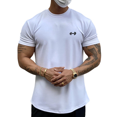 Sport-T-Shirt aus dehnbarer reiner Baumwolle