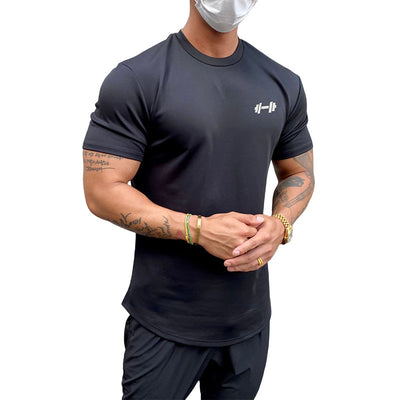 Sport-T-Shirt aus dehnbarer reiner Baumwolle