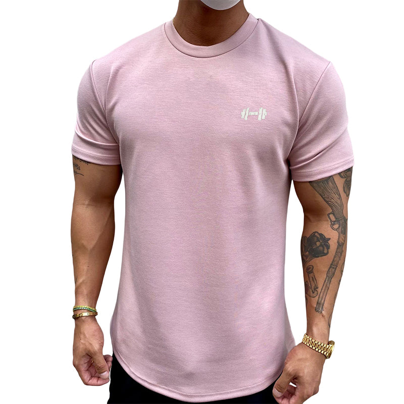 Sport-T-Shirt aus dehnbarer reiner Baumwolle