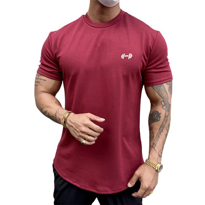 Sport-T-Shirt aus dehnbarer reiner Baumwolle