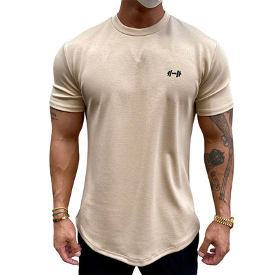 Sport-T-Shirt aus dehnbarer reiner Baumwolle