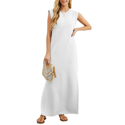 Maluna | Elegantes knitterfreies Maxikleid