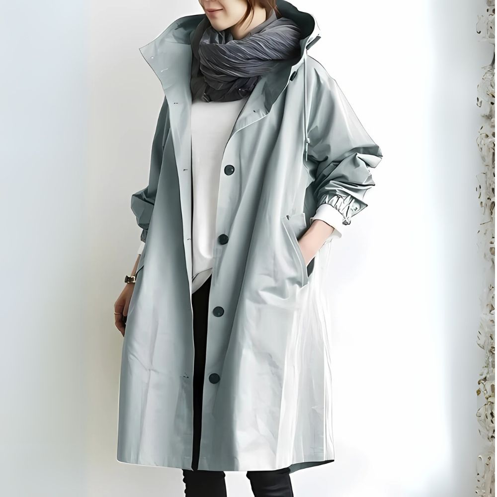 Lässiger wasserdichter Trenchcoat - Constanze