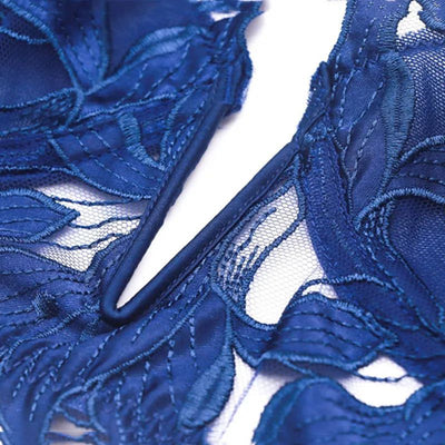 Darcy - Spitzenstickerei Deep V BH und Panty Set