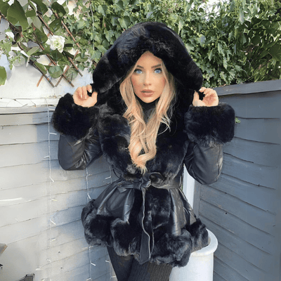Luxuriöse, weiche Winterjacke für Damen - Edith