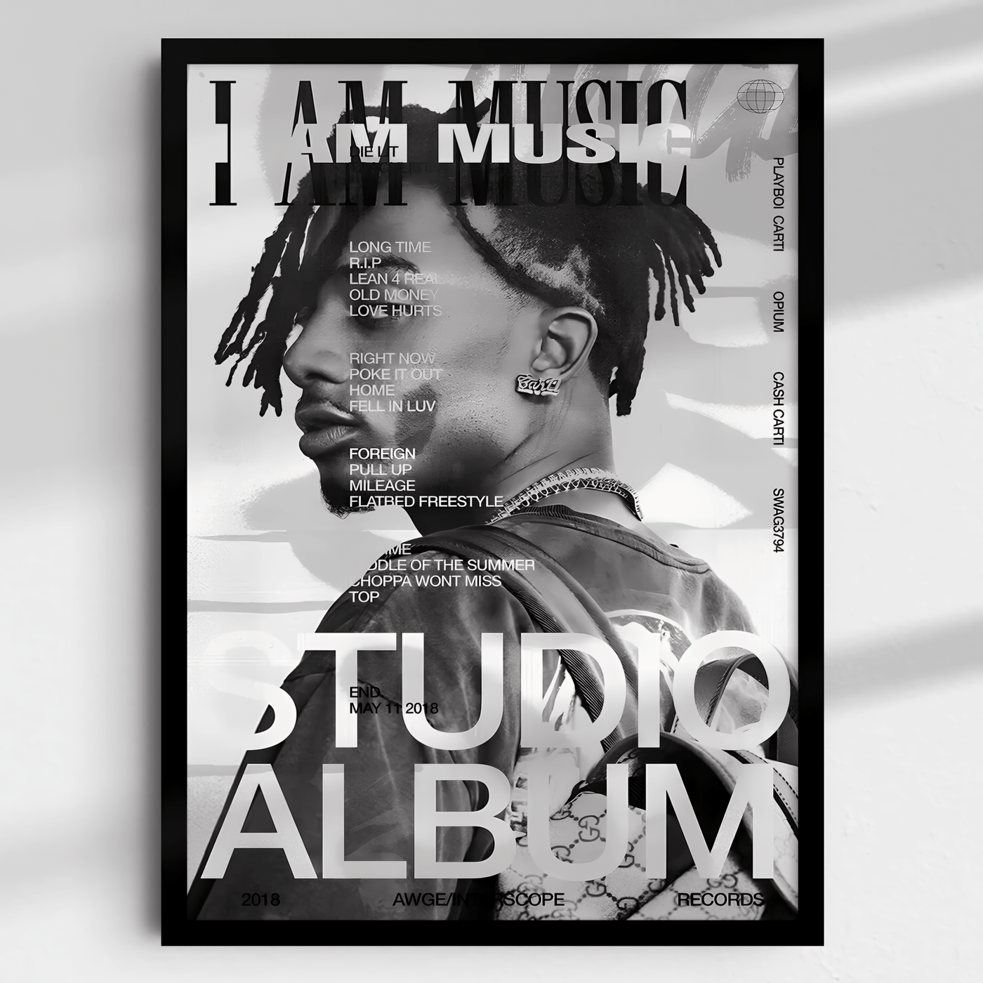GANZ VIEL OPIUM KOLLEKTION: PLAYBOI CARTI | WANDKUNST