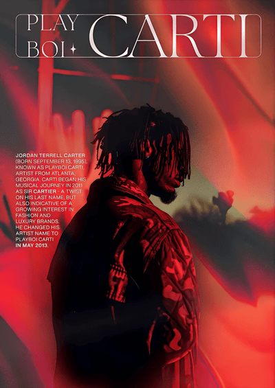 GANZ VIEL OPIUM KOLLEKTION: PLAYBOI CARTI | WANDKUNST