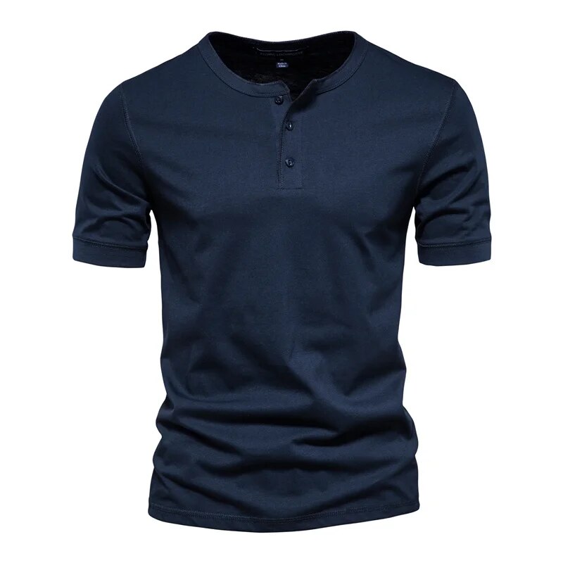 Stylisches Baumwoll-T-Shirt mit Kragen für Männer