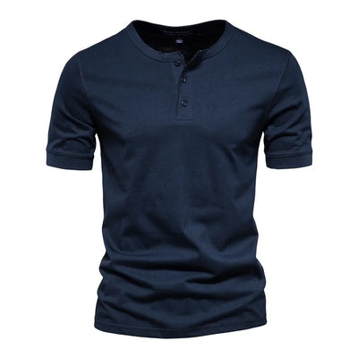 Stylisches Baumwoll-T-Shirt mit Kragen für Männer