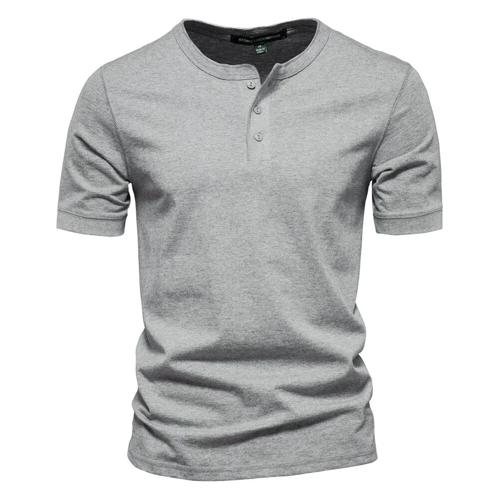 Stylisches Baumwoll-T-Shirt mit Kragen für Männer
