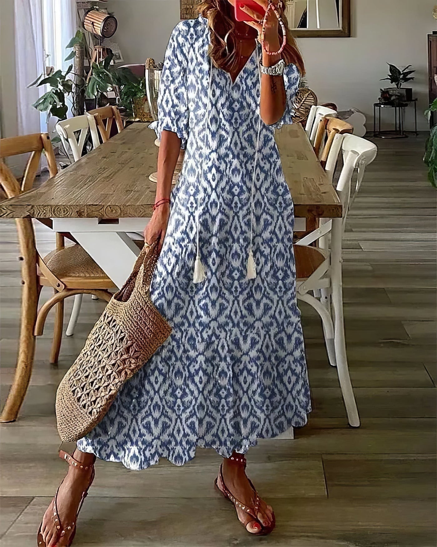 ÉLODIE | Bequemes und schmeichelhaftes Boho-Kleid